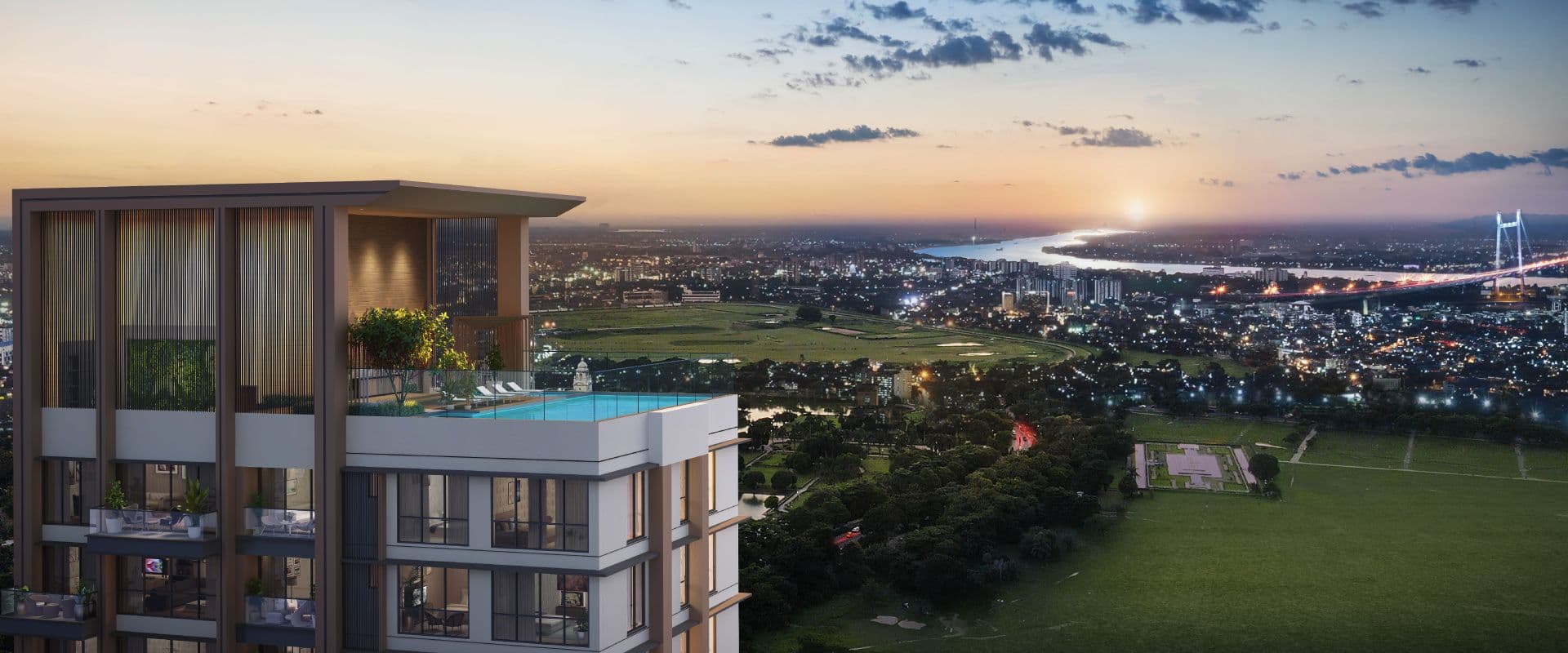 Merlin Azure — 4 BHK flats, Chowringhee