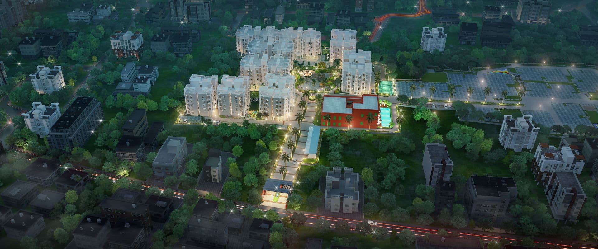 Merlin Oikyo — 2 and 3 BHK flats in Baruipur